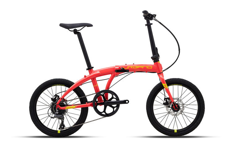 2024 Polygon Urbano 3 - Folding Disc Bike - Red