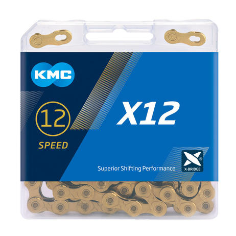 KMC X12 12 Speed Chain - Gold 126L