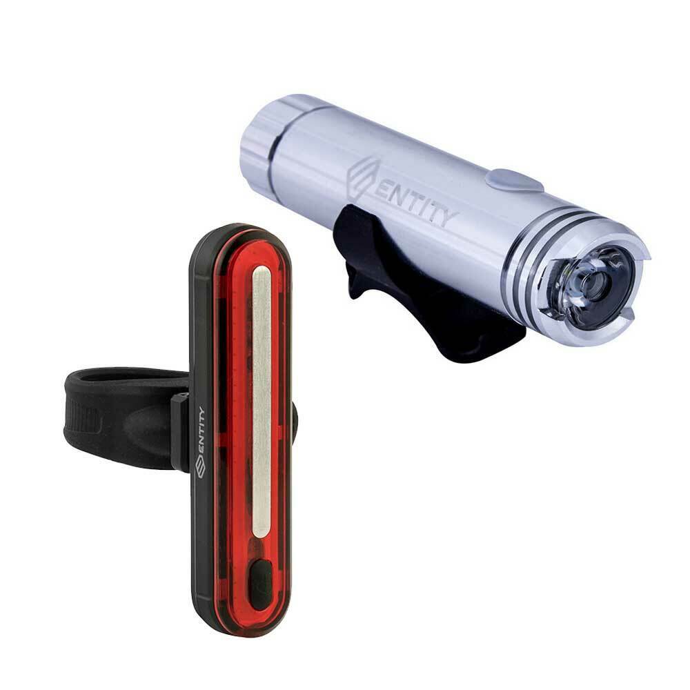 Entity HL45 & RL100 - 400 Lumens Bicycle Light Set - USB Rechargeable