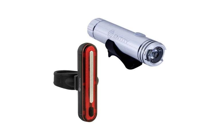 Entity HL45 & RL100 - 400 Lumens Bicycle Light Set - USB Rechargeable